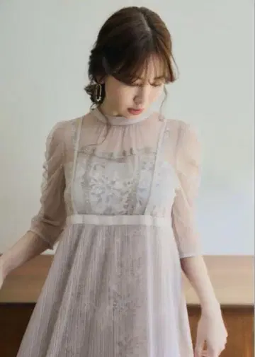 herlipto Floral Lace Tule Sheer Dress
