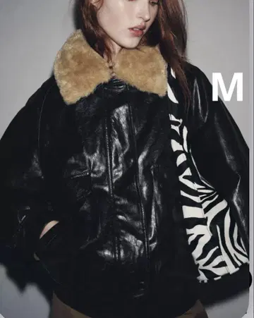 ZARA 자라 인조 모피 옷깃 자켓 ZW COLLECTION