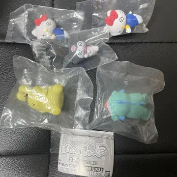 산리오 바탄큐 5종 가챠가챠