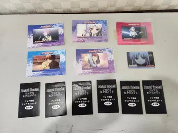 Angel Beats! 클리어 라미 카드 7장 + IC 스티커 5장 세트