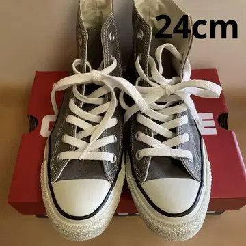 CONVERSE ALL STAR 그레이 하이컷 스니커즈 24cm