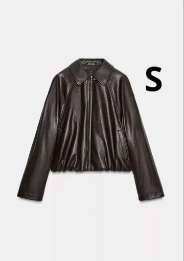 ZARA 자라 인조 가죽 봄버 자켓 새상품, 미사용