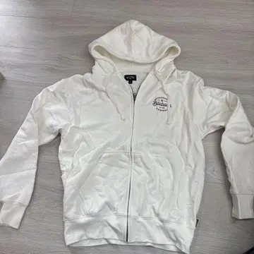 Billabong 풀 집업 후드티 화이트