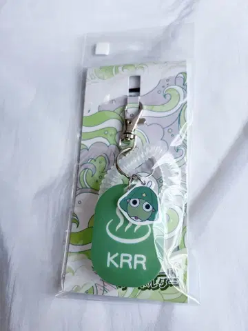 개구리 중사 케로로 로커 키 스타일 아크릴 키링 사우나
