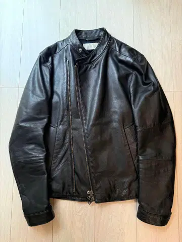 할인 에디션 레더 라이더 자켓 블랙 Tomorrowland