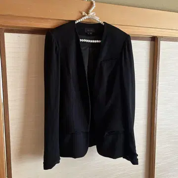 theory/띠어리 노카라 블랙 자켓 버튼리스 2