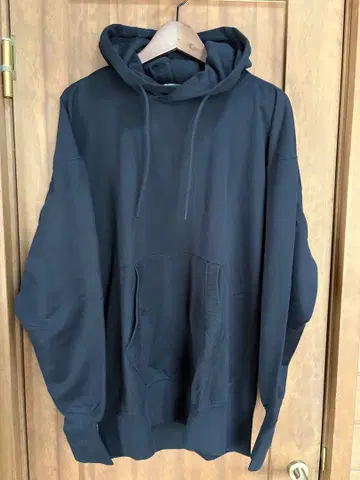 Y-3 블랙 후드 부착 후드티