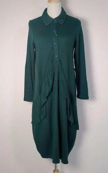 카와이 오카다 미사용 택 포함 프릴 코쿤 원피스 롱