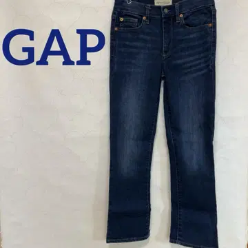 Gap 24R 크롭 플레어 하이 라이즈 데님