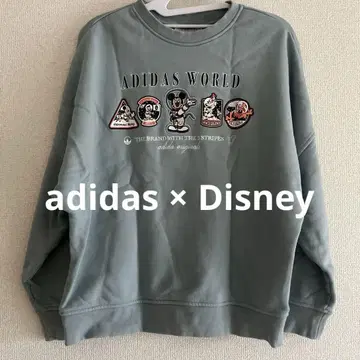 adidas Disney 콜라보 맨투맨 트레이닝복 S 그레이