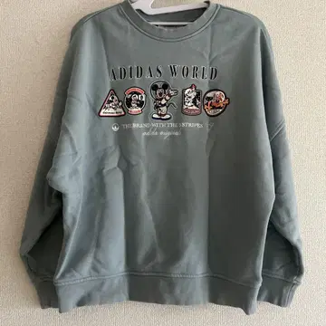 adidas Disney 콜라보 맨투맨 트레이닝복 S 그레이