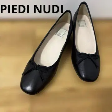 PIEDI NUDI 블랙 리본 포함 펌프스 천연 가죽