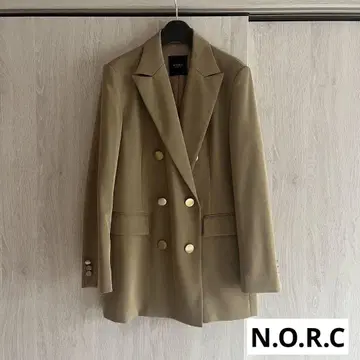 N.O.R.C 베이지 테일러드 자켓