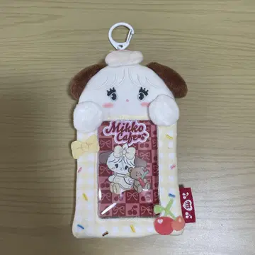 mikko cafe 카페 트레이딩 카드 봉제 인형 카드 케이스 수플레