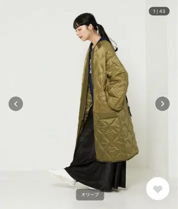 프릭스스토어 패치워크 퀼트 라이너 코트