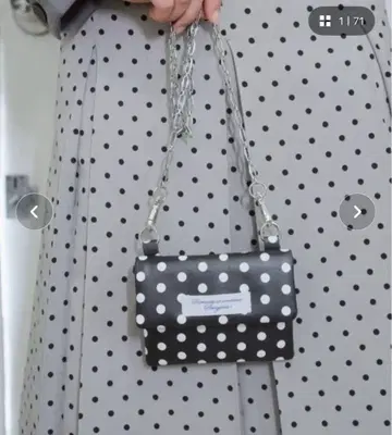smyeon 체인 컴팩트 립 파우치