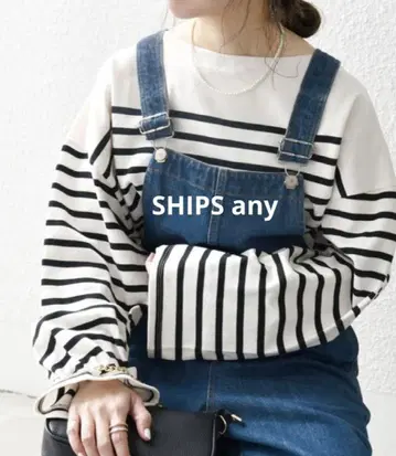 SHIPSany* 보더 티셔츠