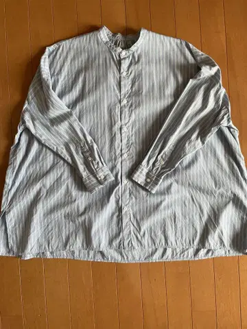 SETTO 바이컬러 롱 셔츠