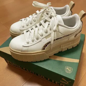 PUMA 푸마 우먼 레오 I 스니커즈 [ 화이트 스니커즈 23.0cm ]