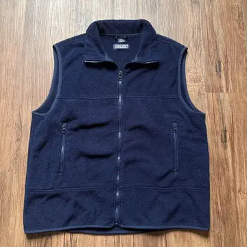 LANDS' END 90s 플리스 베스트 미국제 네이비