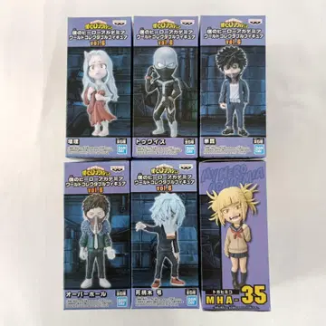 전 6종 세트 나의 히어로 아카데미아 월드 컬렉터블 피규어 vol.6