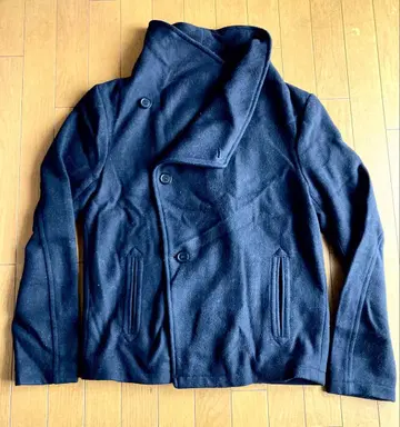 H&M 블랙 피 코트