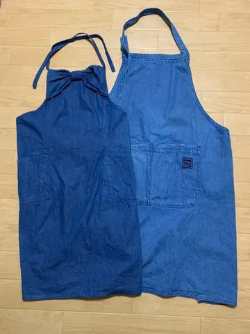 프랑프랑 데님 에이프런 페어