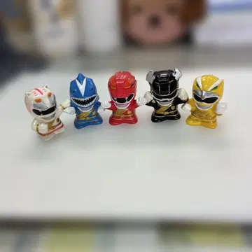 백수전대 가오레인저 손가락 인형 5체 세트 2001년 당시 물품