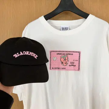 BLACKPINK BORN PINK 티셔츠 캡 세트 판매