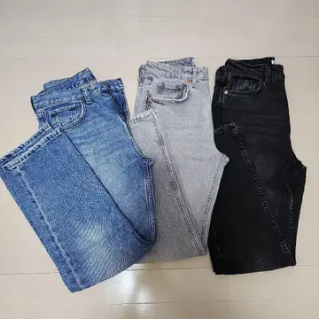 [ ZARA ] 데님 팬츠 3세트 사이즈 36