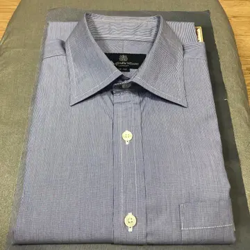 [ 새상품급 ] Aquascutum 핀스트라이프 긴팔 셔츠 39-82