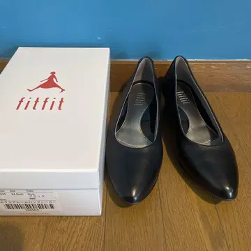 새상품 미사용! fitfit 블랙 펌프스 24.5cm