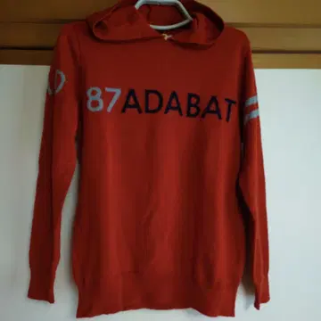 ADABAT 35th 후드 부착 후드티 오렌지