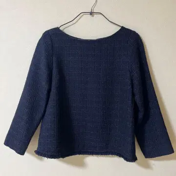 UNITED ARROWS 트위드 상의 네이비