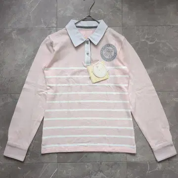 미사용 택 포함 사만다 타바사 under25 피케 셔츠 핑크 골프