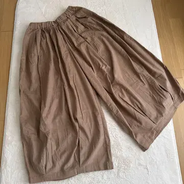 핸드메이드 작가님 턱 와이드 팬츠