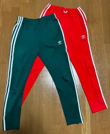Adidas 그린 조거 팬츠 2개 세트