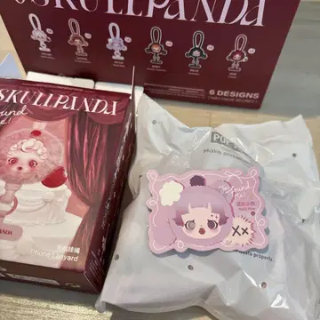 SKULLPANDA you found me! 스마트폰 스트랩 보라색