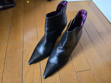 츠모리치사토 스틸레토 숏부츠 24.5cm
