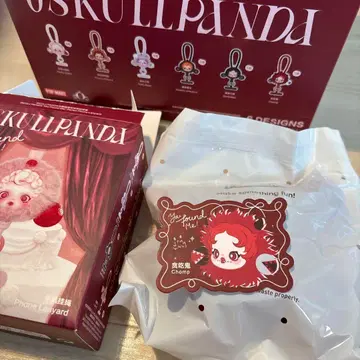SKULLPANDA you found me! 스마트폰 스트랩 빨간색