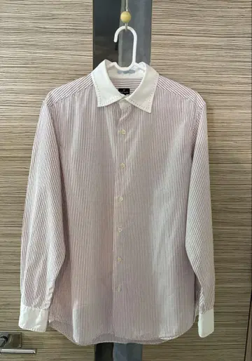 폴스미스 화이트와 빨간색 스트라이프 긴팔 셔츠