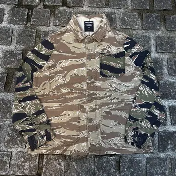 한정판 MACKDADDY 맥다디 우라하라주쿠 타이거 카모 자켓 L