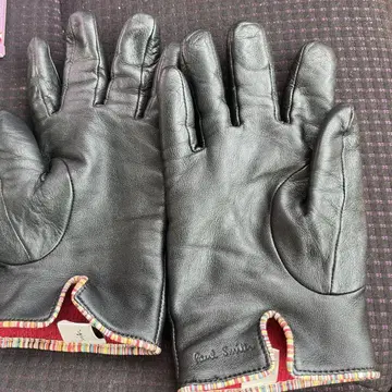 Paul Smith 다크 브라운 가죽 장갑 24cm