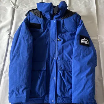 CAMP7 컬러 다운 자켓 블루
