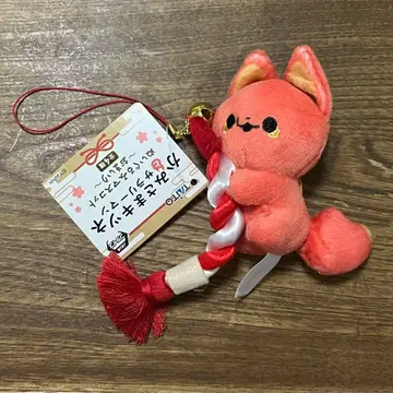 신님 여우와 샐러리맨 봉제 인형 마스코트 오마모리 베니