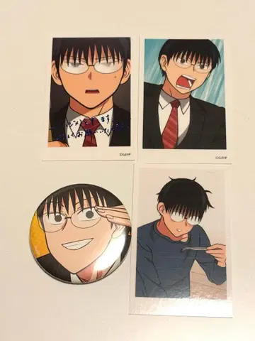 에브호스 에브리데이 호스트 하지메 폴라로이드풍 카드 캔뱃지 세트