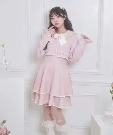 허니 시나몬 숏 자켓 셋업