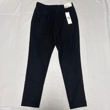 유니클로 UNIQLO +J 울 블렌드 턱 테이퍼드 팬츠 블랙 L