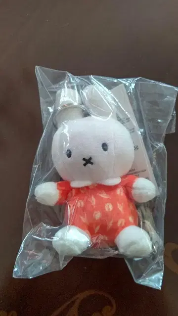 만박 오란관 한정판 미피 봉제 인형 튤립 패턴 소 키링