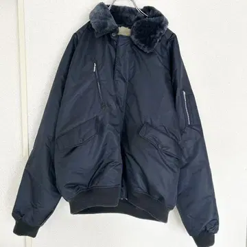 네이비 플리스 라이닝 자켓 작업옷